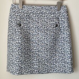Ann Taylor Loft Mini floral skirt size 0P